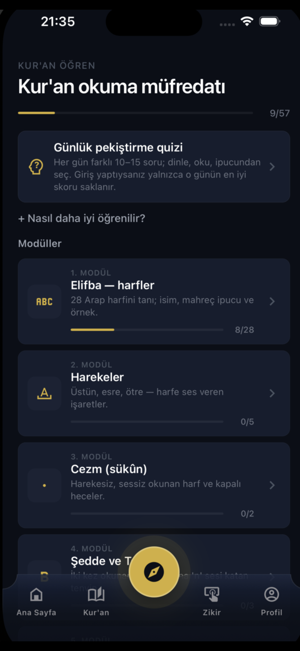 Iqra Kur'an Öğren müfredatı
